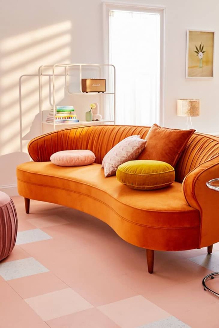 Camila Velvet Sofa